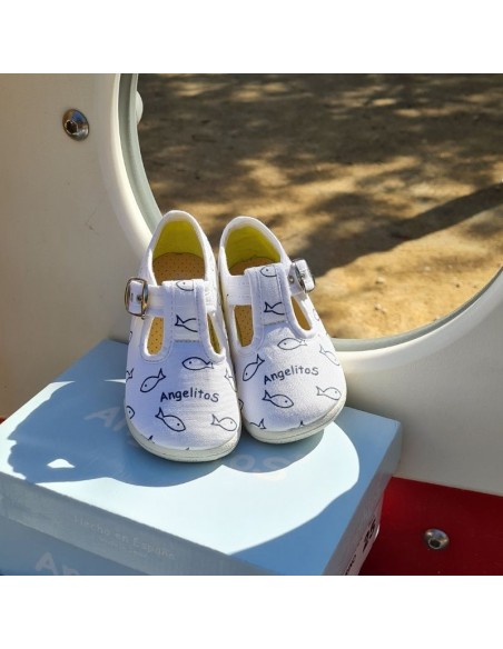 zapatilla pez angelitos