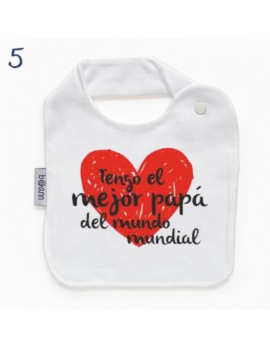 Babero personalizado "Papá"