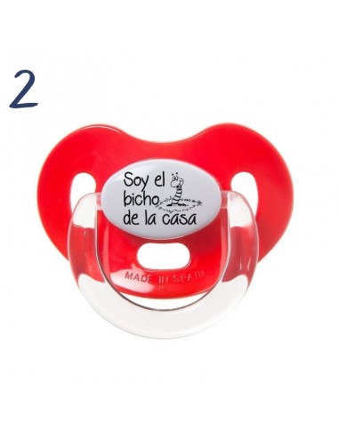 Chupete divertido "Soy..."