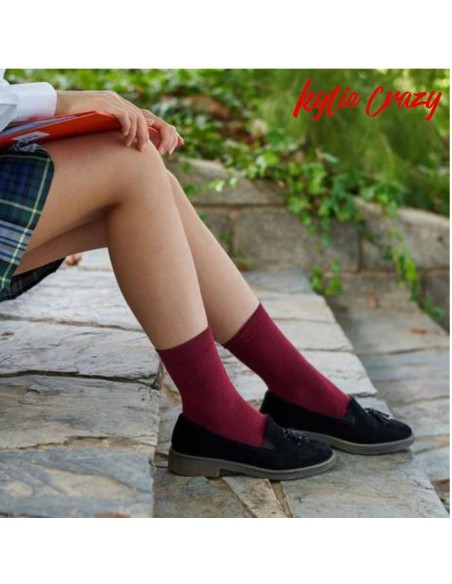 calcetín colegial corto