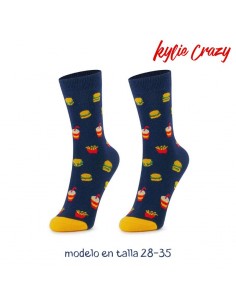 calcetín hamburguesa
