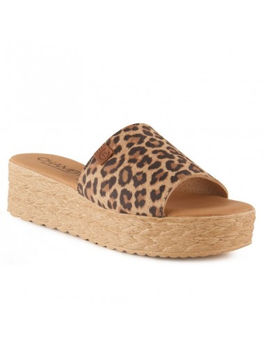 Zuecos Plataforma Leopard Tekila