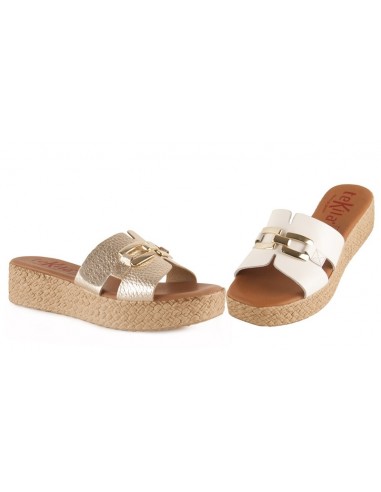 Zuecos Plataforma Hebilla Tekila